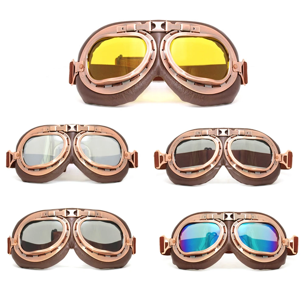 Ретро мотоциклетные очки винтажные классические для стимпанка квадроцикла