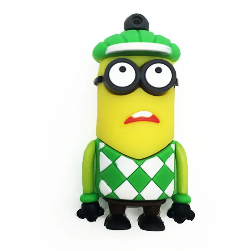 

2019 Cartoon Minions Golfer Disk USB Stick Pendrive Stick Storage Device USB Flash Drive 128GB 64GB 32GB 16GB 8GB 4GB Pen Drive