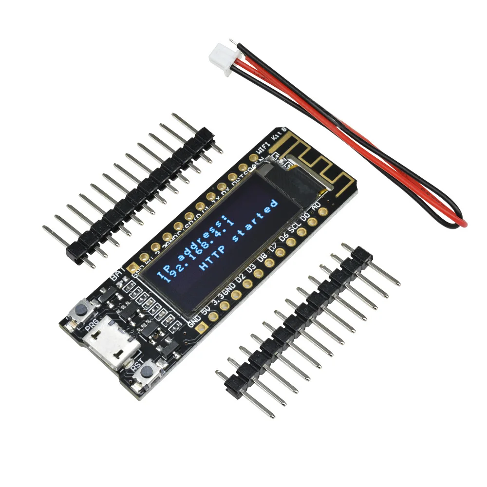 0,9" ESP8266 wifi макетная плата 32MB Flash CP2014 NodeMcu модуль для Arduino IOT TTGO Интернет вещей синий oled-дисплей