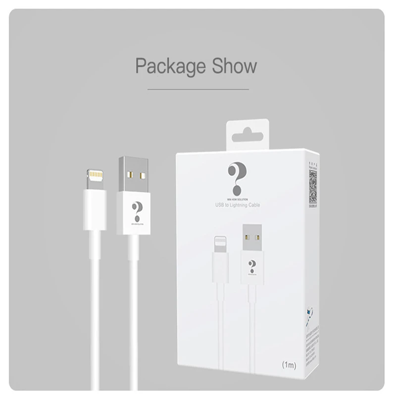 HKHUIBANG кабель на айфон оригинальный шнур оригинал usb для iPhone 11 X Xs 2.4A зарядка