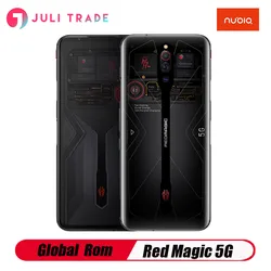 Global Rom Nubia Red Magic 5G Gaming Smart Phone12G 16 Гб ОЗУ 256 Гб ПЗУ Snapdragon 865 144 Гц 64 мп 4500 мАч 55 Вт Быстрая зарядка