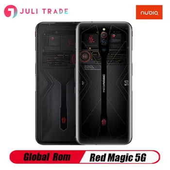 Перейти на Алиэкспресс и купить Смартфон Nubia Red Magic 5G игровой, 12 ГБ, 16 ГБ ОЗУ, 256 Гб ПЗУ, Snapdragon 865, 144 Гц, 64 мп, 4500 мАч, 55 Вт, быстрая зарядка