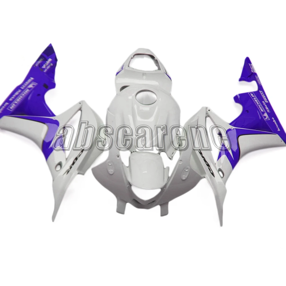 Полный комплект обтекателя Для Honda CBR600RR F5 2007 2008 CBR 600 RR 07 08 ABS пластиковые детали для мотоцикла кузов глянец белый фиолетовый