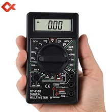 Qhtec – multimètre numérique DT 830B, AC, DC, 1999 points, testeur portatif, ammètre Ohm 750V, 1000V, affichage LCD Portable