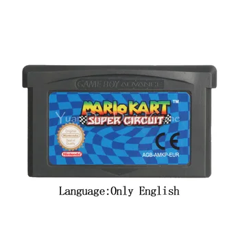 

For Nintendo GBA Video Game Cartridge Console Card Mari Kart Super Circuit EU Version