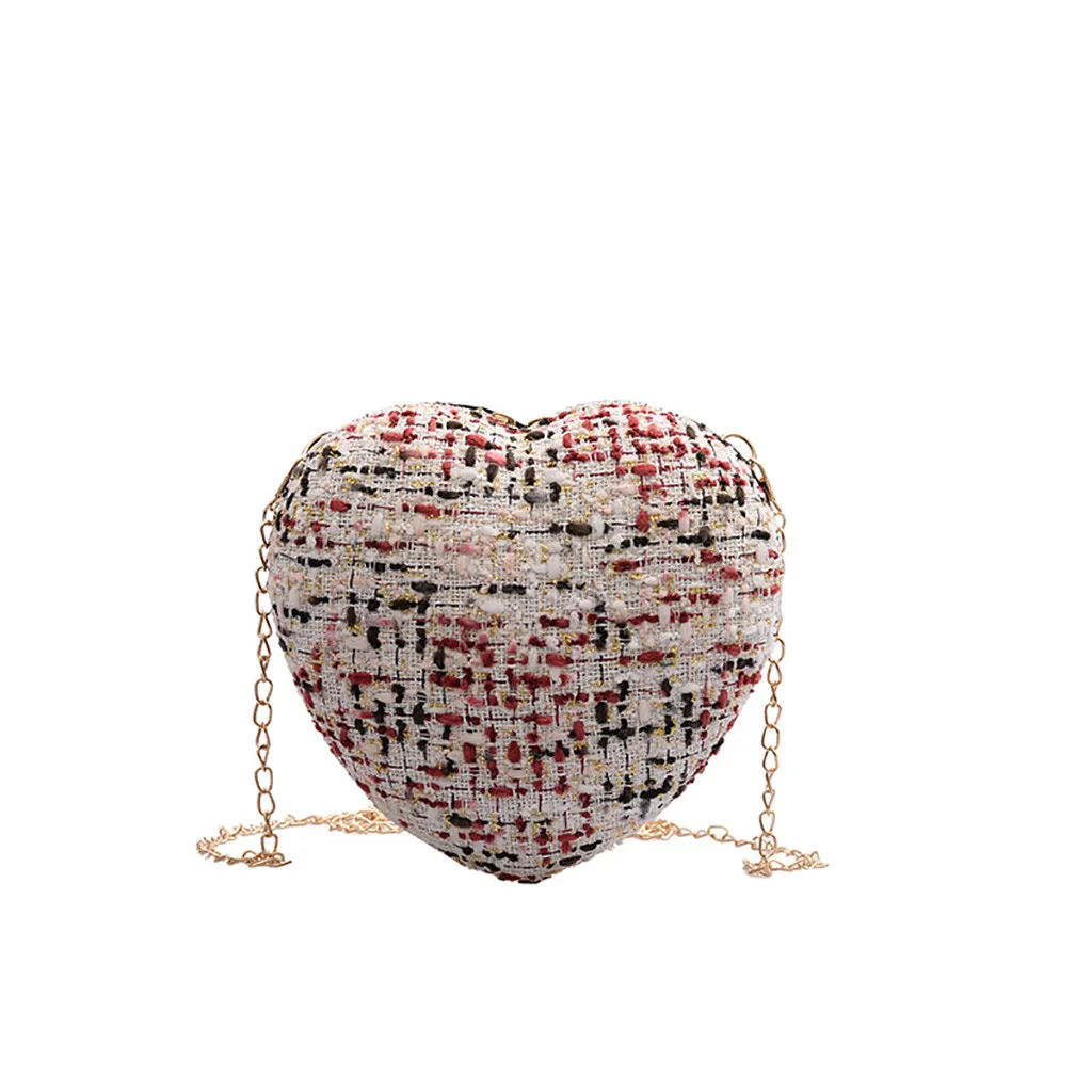 

Children Girls Bling Sequins Heart Shaped Shoulder Handbag Kids Girl Casual Small Mini Zipper Chain Crossbody Messenger Bag #LL