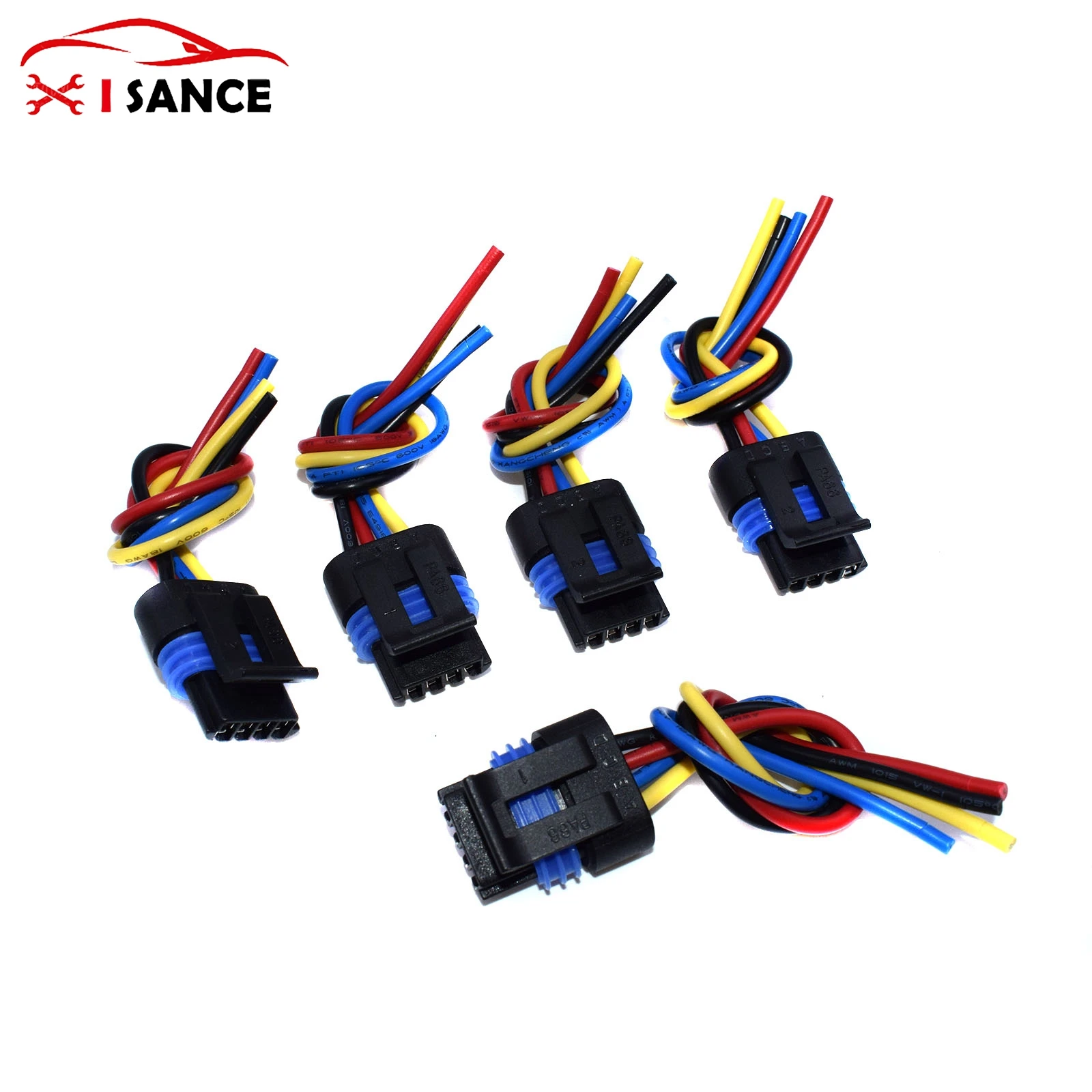 5Pcs Idle Air Control Pigtail Wiring Connector For Chevrolet Equinox Buick Rendezvous Cadillac G 3.4L 3.5L 4.3L 5.3L 88862215