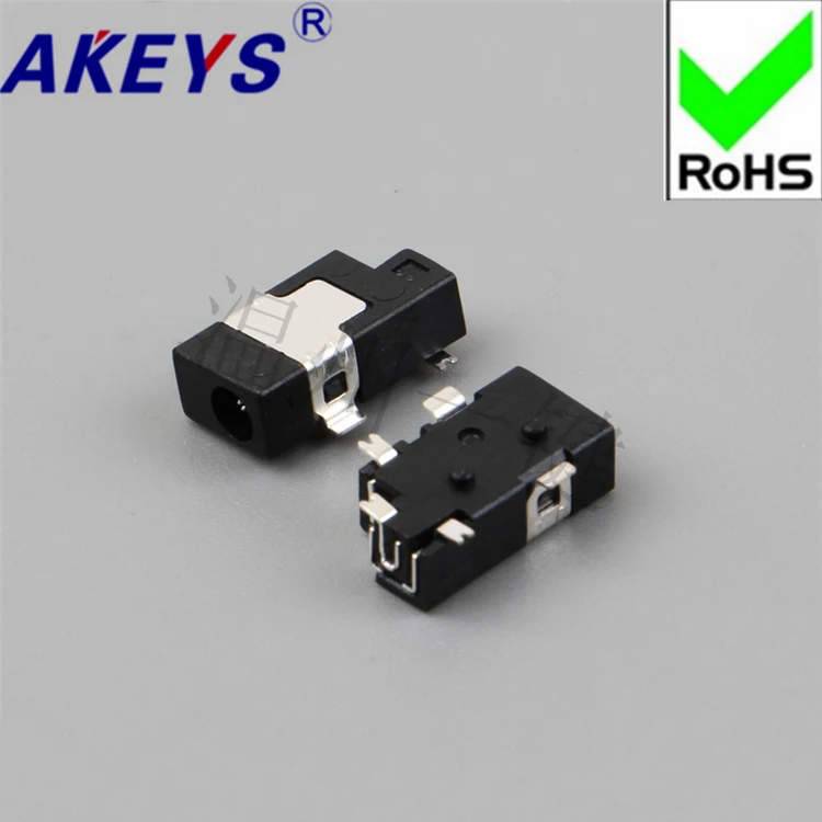 

6 PCS DC-1520 High Temperature Resistant High Quality DC Power Socket Digital Five-pin Accessories