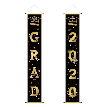 

Ornament Ceremony 2020 Congrats Grad Background Hanging Flags Graduation Decorations Banners Door Couplet Windows Porch Sign