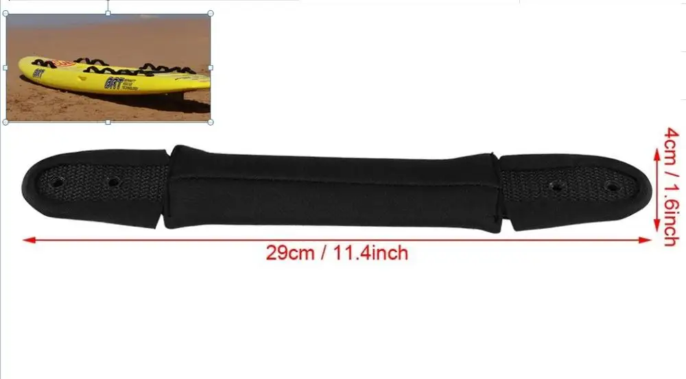 Surfboard Handle Durable Neoprene & PU Soft Surfboard Handle On Surf Rescue Boards and Life Saving Board