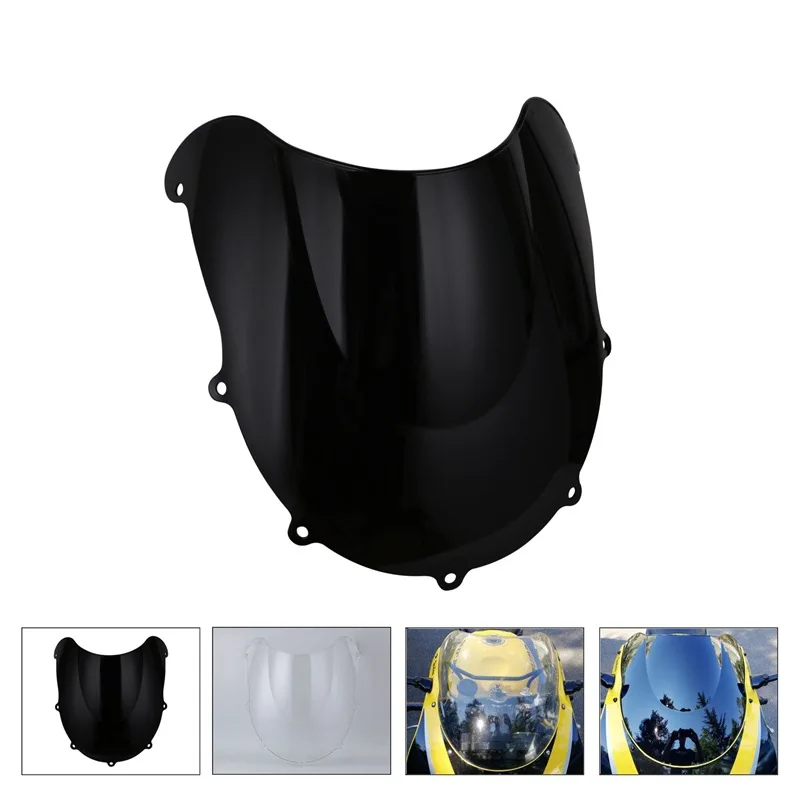 Для Suzuki GSXR600 750 R K11 2011 2012 2013 мотоцикл лобовое стекло ветровое стекло дефлектор черный прозрачный