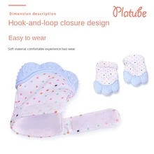 Gants vocaux en Silicone pour bébé, anneau de dentition, Anti morsure, molaires de main, jouet, produits pour bébé 