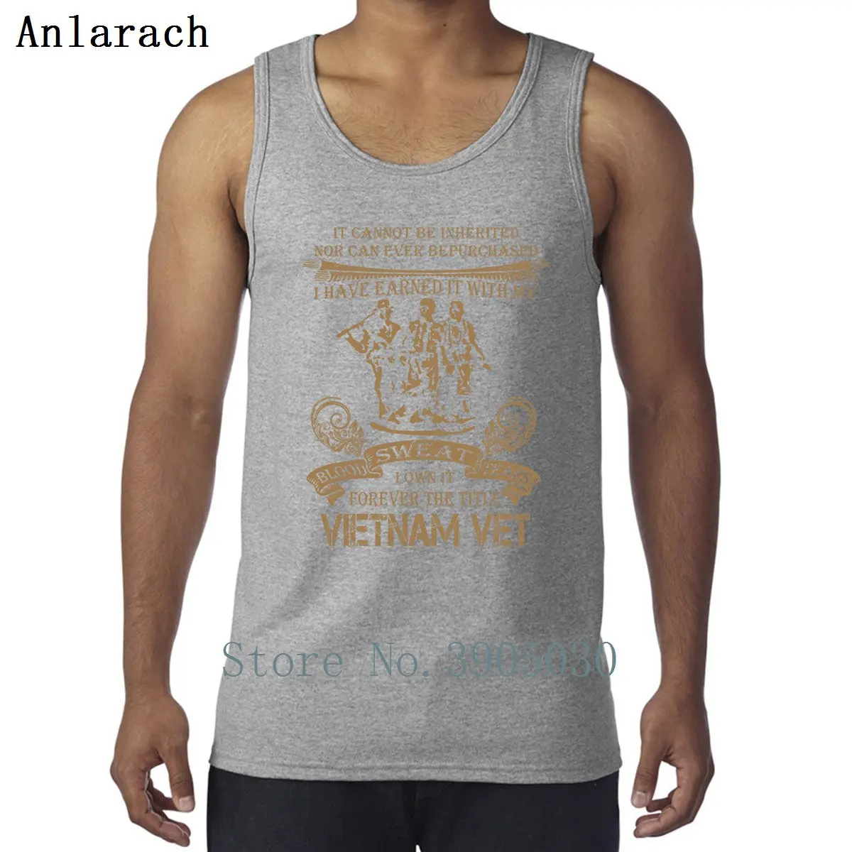 Бренд I Own It Forever The Title Vietnam Vet, весенне-осенние жилеты, спортивная одежда, мужская майка с круглым вырезом, трендовая, дышащая, Лидер продаж