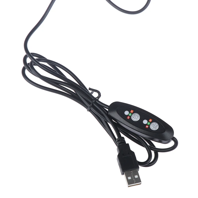 USB нагревательная пленка Электрический зимой тепло лихорадка коврик 5V углеродного волокна площадку грелка для рук для поясничная Подушка с переключателем