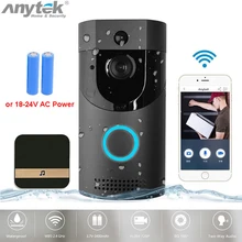 Anytek B30 WIFI Doorbell IP65 waterproof Smart video Door chime 720P wireless intercom FIR Alarm IR night vision IP camera