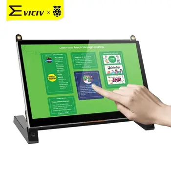

EVICIV Arduino TouchScreen Portable Monitor 7 inch Display Arduina Uno Multi-Touch Screen Kit with Speaker Aduino Nano HDMI USB
