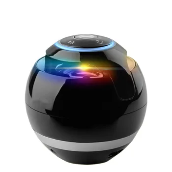 

Round LED Speaker Wireless Portable Bluetooth Speakers HD Stereo Music Outdoor Sound Box Support TF Card USB FM Radio Sound Bar