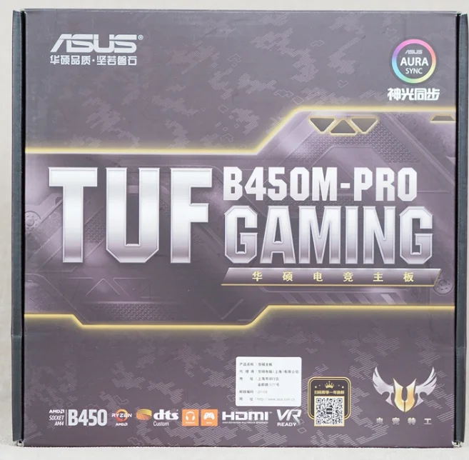 Материнская плата ASUS TUF игровая mATX с RGB светодиодным освещением поддержка DDR4 3533