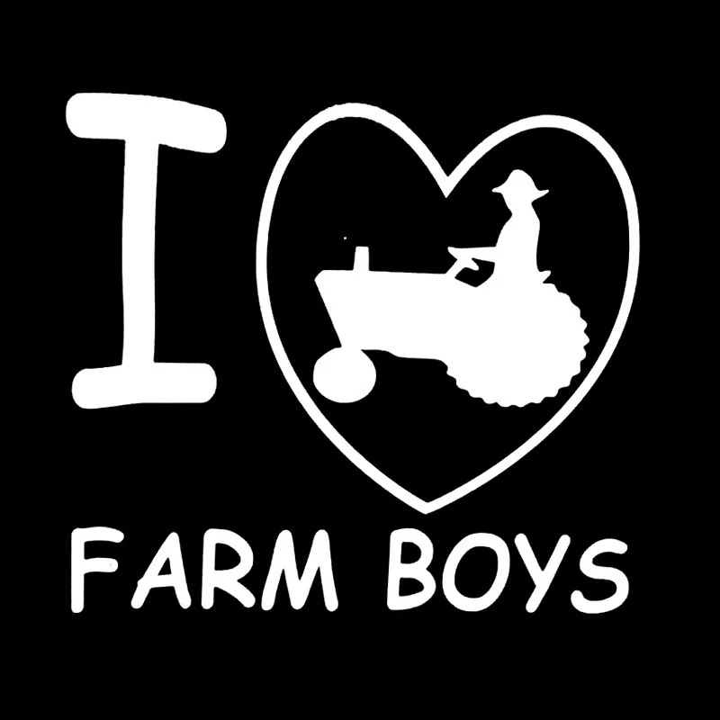 Компьютерный Стиль I Love Farm Boy компьютерный Декор стикер на стену съемные наклейки для ноутбука Наклейка на кожу