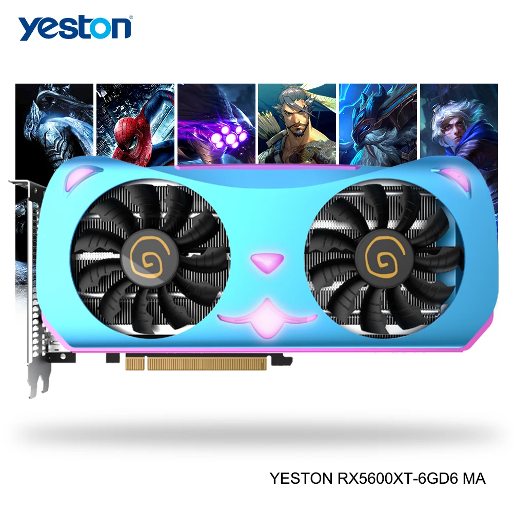 Yeston Radeon Rx 5600 Xt Gpu 6gb Gddr6 192bit 7nm Gaming Desktop Computer Pc Video Graphics Cards Support Dp 3 Hdmi Graphics Cards Aliexpress Yeston Radeon Rx 5600 Xt Gpu 6gb Gddr6 192bit 7nm Gaming Desktop Computer Pc Video Graphics Cards Support Dp 3 Hdmi Graphics Cards Aliexpress