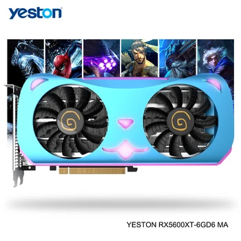 

Yeston Radeon RX 5600 XT GPU 6GB GDDR6 192bit 7nm Gaming Desktop computer PC Video Graphics Cards support DP*3/HDMI