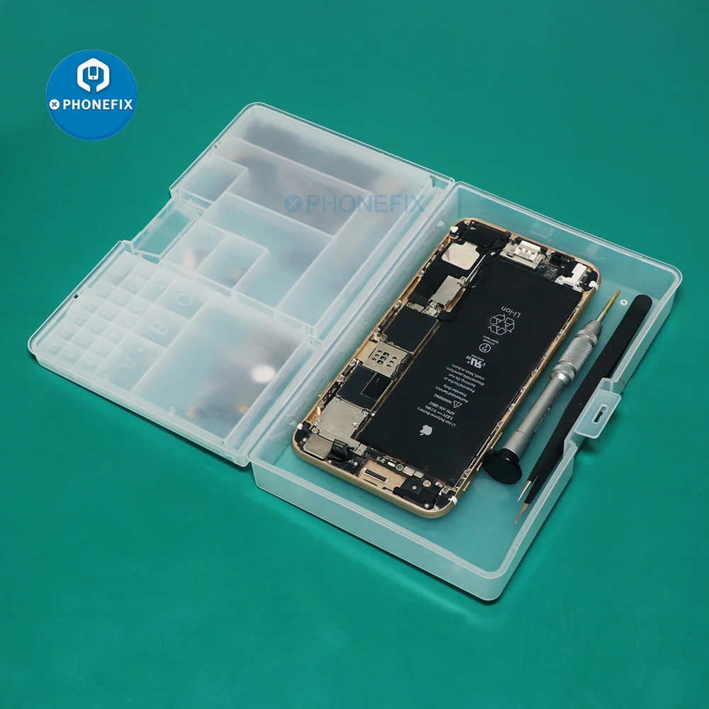 Caja Organizadora Para Reparar Móviles - Multicapa - Para Chips Y Tornillos Pequeños