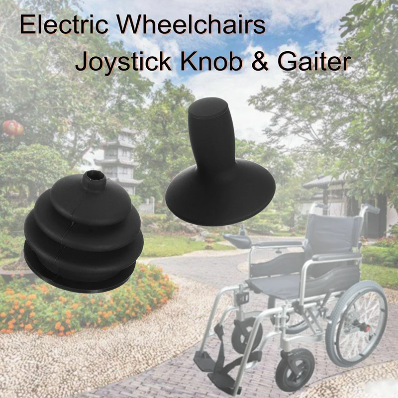 

Joystick Controller Knob & Gaiter For Electric Power Wheelchair Button Vehicle Part Mobility Aid