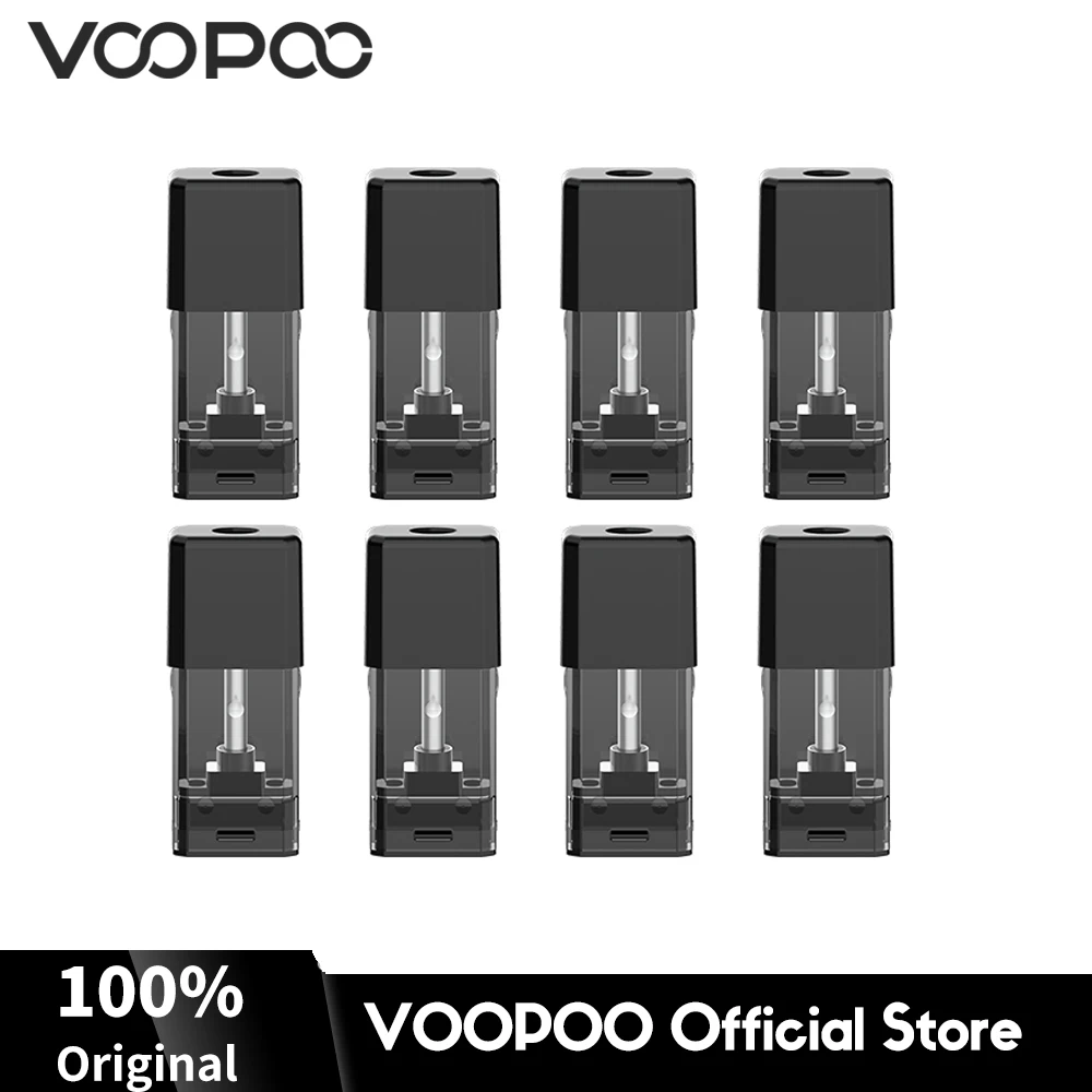 8 шт./упак. VOOPOO Drag Nano Pod 1 мл картридж 1.8ohm Vape с верхним наполнением E Замена
