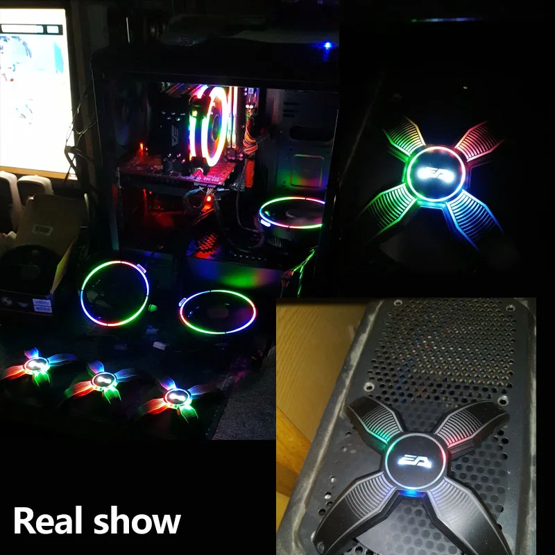 Чехол darkFlash RGB для ПК настольный вентилятор сверхтихий безрамный кулер с высоким