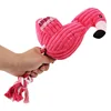 Plush Flamingo Pet Squeaky Toys for Small Dogs Clean Teeth Puppy Dog Chew Toy Squeak Pets Accessories Dog Supplies Octopus Chick ► Photo 1/6