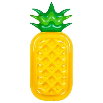 

Inflatable floating fruit type floating Pineapple bicolor leaf floating row hammock adult floating row