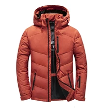 Зимний мужской пуховик стильный мужской пуховик Толстая Теплая мужская одежда брендовая мужская одежда толстые теплые пальто 8187