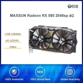 

MAXSUN MS-RX580 2048SP 4G D5 256bit GDDR5 AMD Desktop Graphics Card HDMI PCI-E For PUBG/GTA5 Gamers High-End Compared With RX570
