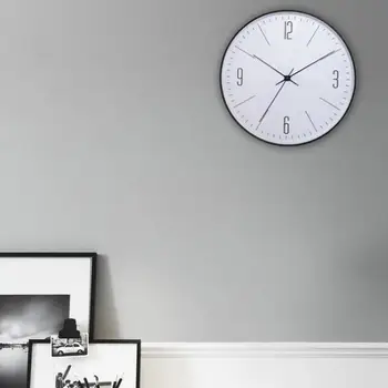 

Quartz Clock Nordic Style 12inch Office Bedroom Home Decoration Hotel Wall Clock Digital Clock Aililife Ornament 3D Silent