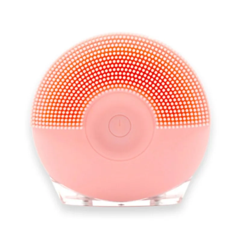 P Силиконовая многофункциональная электрическая Очищающая щетка для лица, для мытья лица, вибрация, удаление черных точек, очищающее средство для пор - Цвет: P