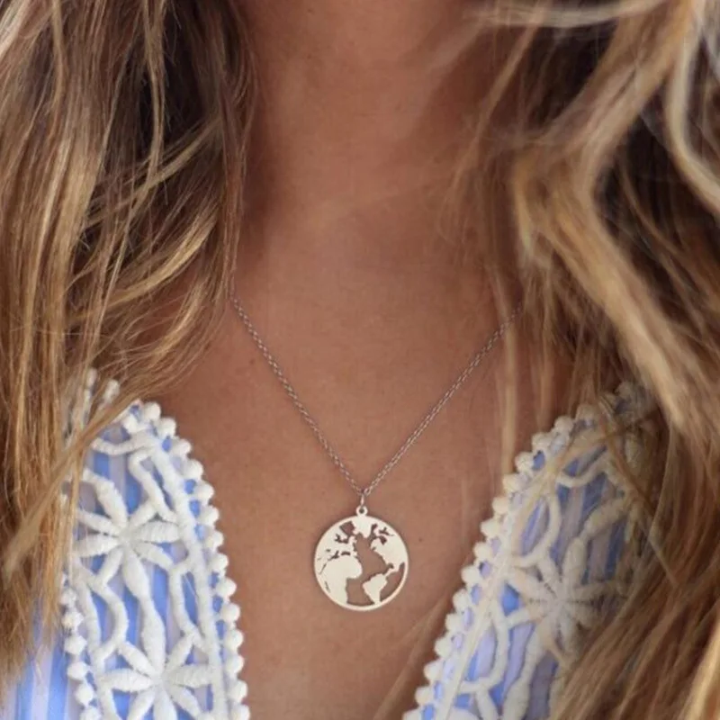 Abdoabdo, винтажное ожерелье с подвеской, женское ожерелье, золотая цепочка-чокер, массивное ожерелье для женщин, ювелирные аксессуары, подарок - Окраска металла: XL1199-1.2