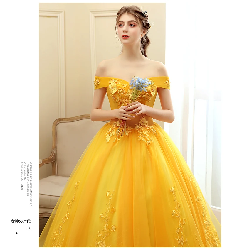 Ezkuntza vestidos quinceanera 2021, novo, elegante, gola