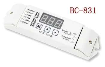

BC-831 DC12V 24V single channel DMX512 to pwm LED decoder 12v dmx dimmer 1ch