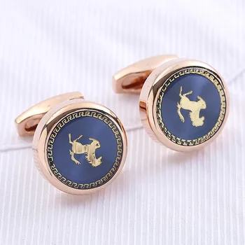 

Men's Cufflinks Sleeve Nails Exquisite Animal Horse Cufflinks French Shirt Cufflinks Decorative Buttons Charm Men's Accessories