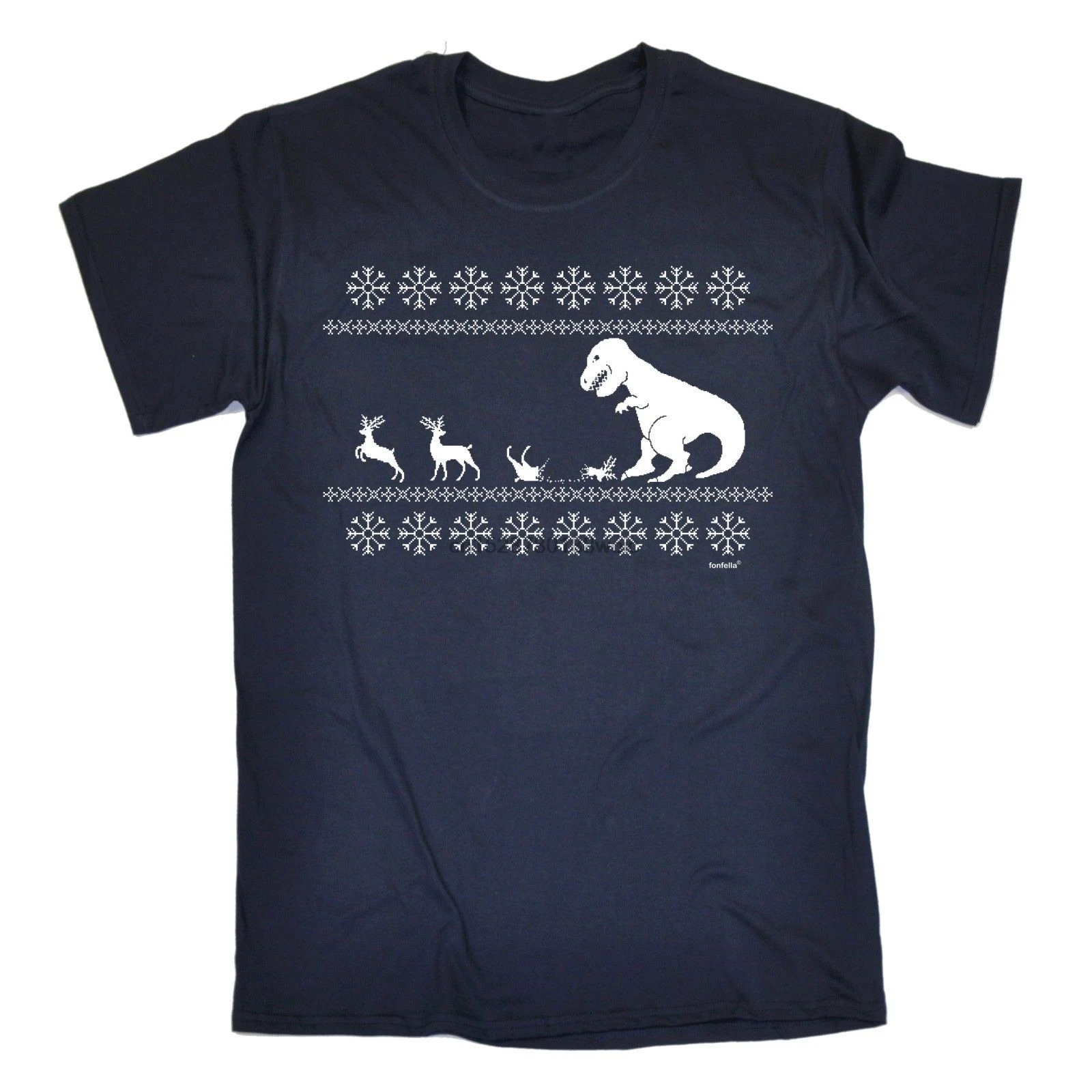 Christmas Lunch For T Rex Shirt Tee Dinosaur Funny Present Gift Xmas Birthday Cheap Sale 100% Cotton Shirts Boys | Мужская одежда
