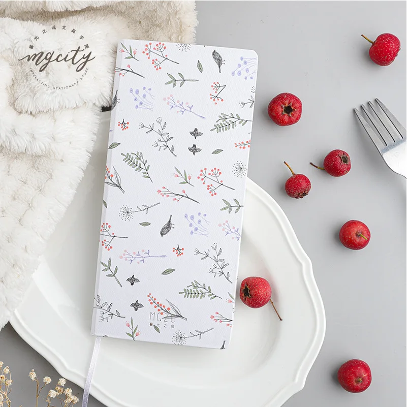 

2020 Slim Weekly Planner Book Hardcover Floral Pure Color Agenda 168P DIY Monthly Weekly Plan Free Shipping