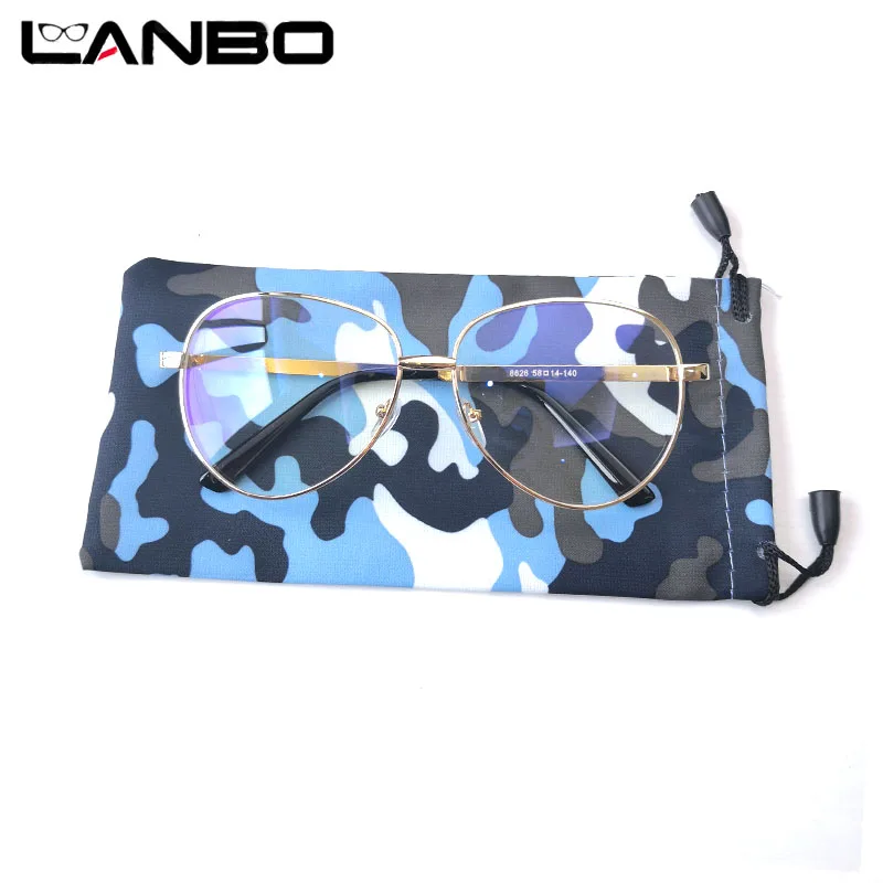 LANBO 100/lot Cartoon Soft Cloth Sunglasses Bag Microfiber Dust Storage Pouch Glasses Carry Bag Portable Eyewear Case Container
