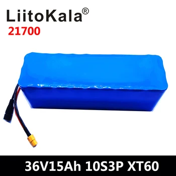 

LiitoKala 36V 15Ah battery 21700 5000mah 10S3P battery pack 500W high power battery 42V 15000mAh Ebike electric bicycle BMS XT60