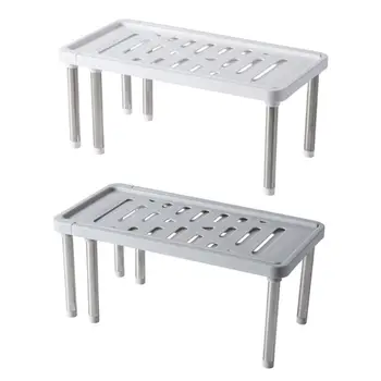 

Detachable Expandable Cabinet Shelf Adjustable Kitchen Countertop Organizer Rack M68E