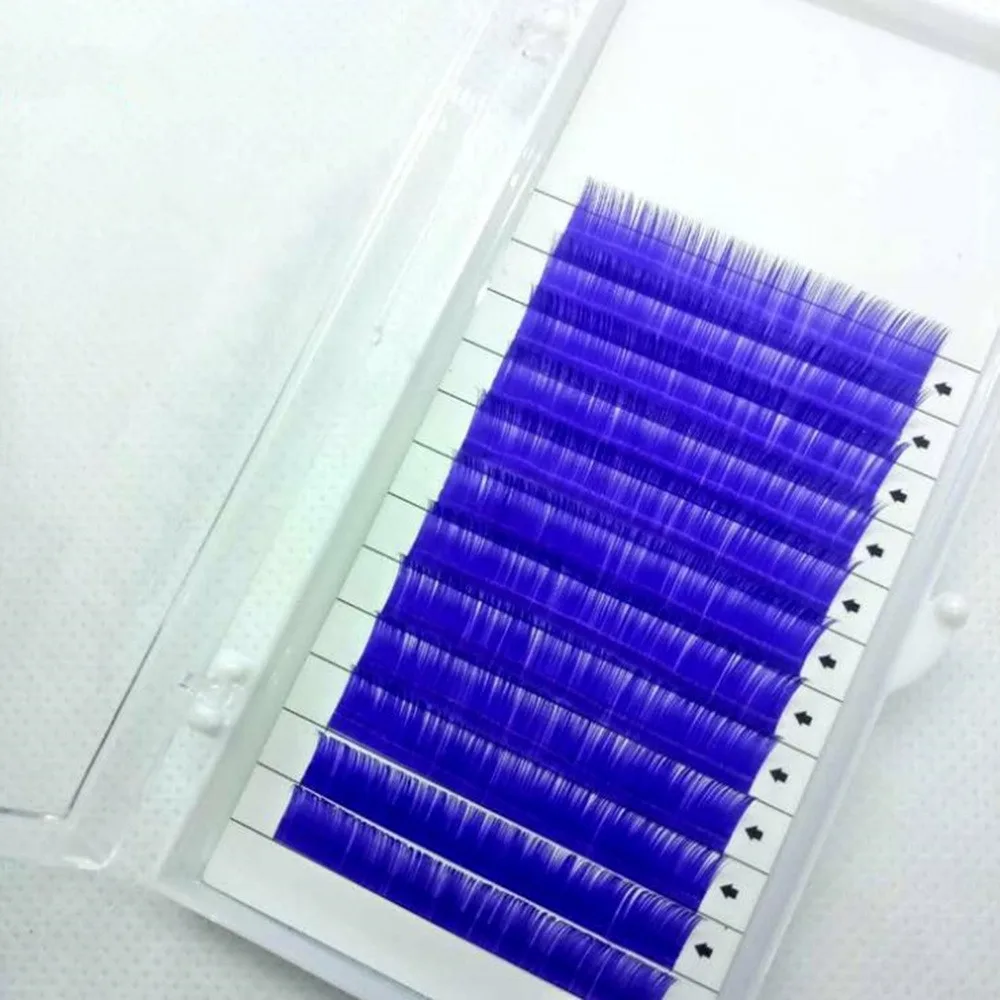 10mm Individual Fiber Dense Color Grafted Natural False Eyelashes Close packed Eyelashes Cluster Eye Lashes Extension 2