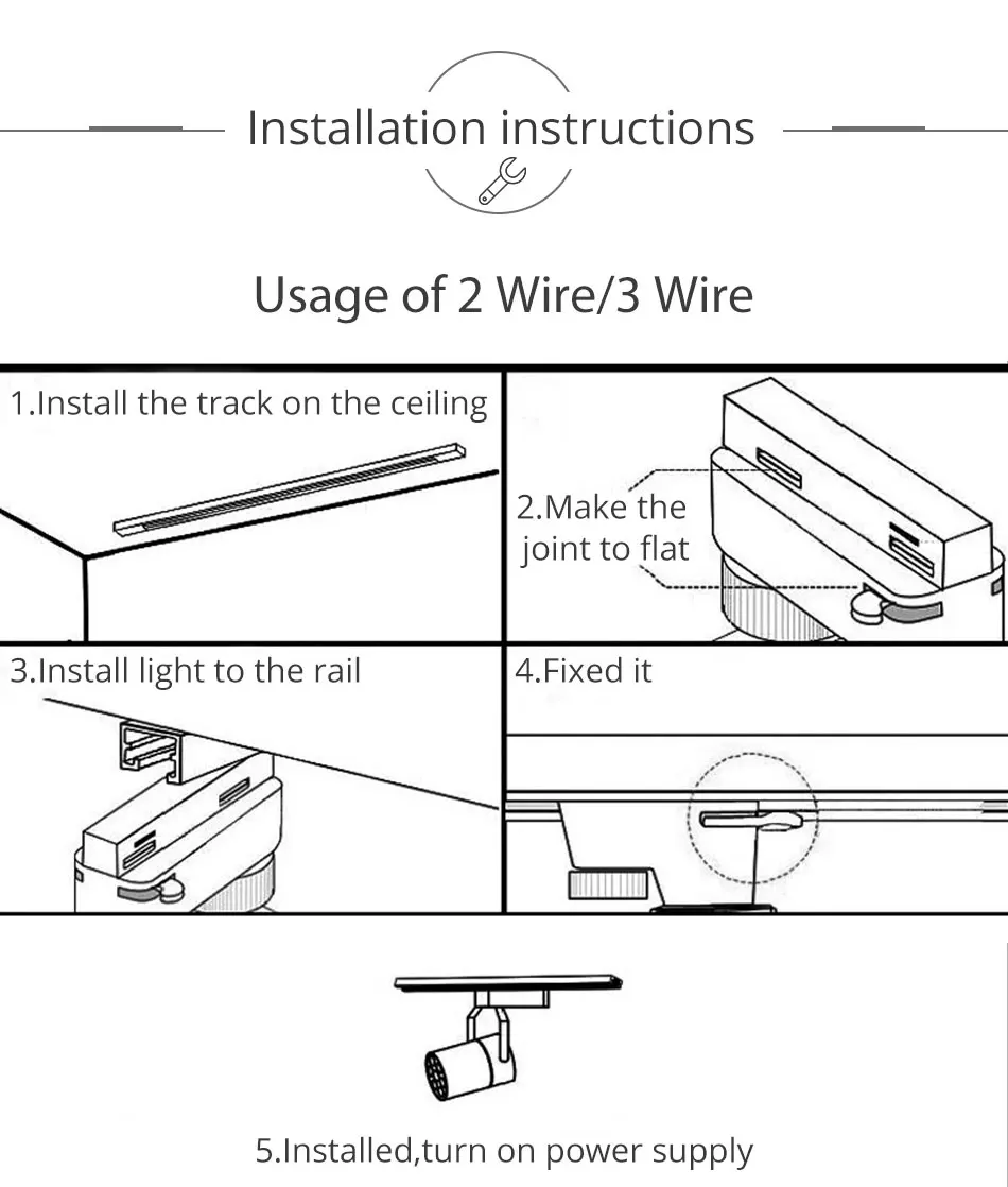 Modern Dimmable Led Track Lights 30W40W Rail Spotlight Clothing Shop Showrooms Windows Ceiling Zoomable Track Lighting Fixture (17)