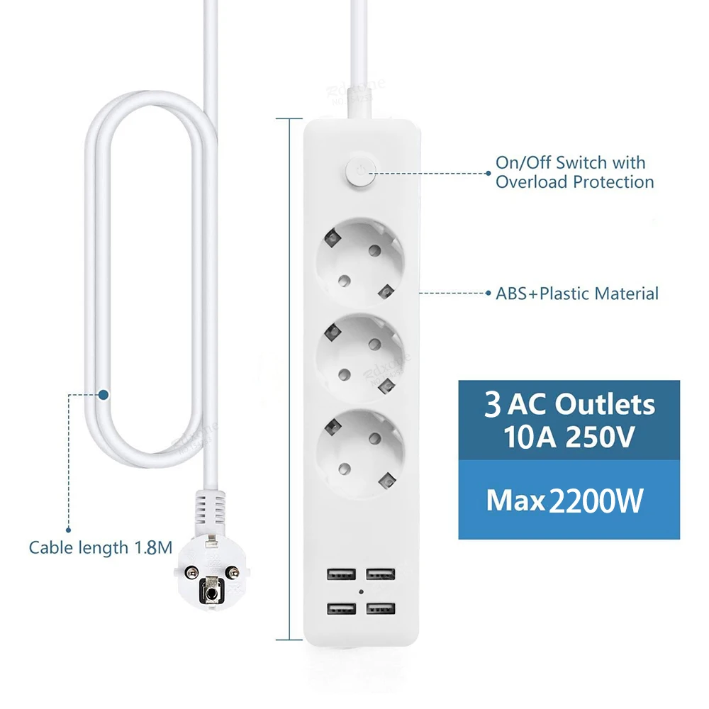 mesa adequado para a coreia do sul, rússia, espanha plug strip