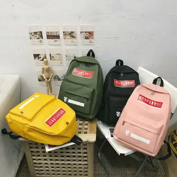 

Women Travel Oxford Cloth Backpack Handbag Shoulder Schoolbag Rucksack Satchel Letter