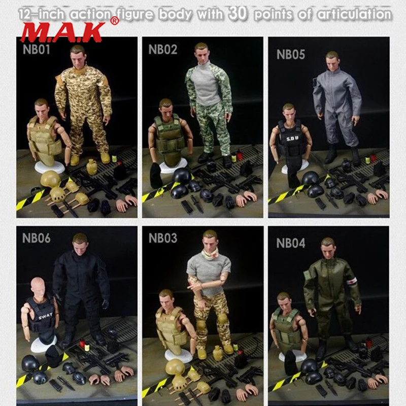 Фигурка солдата спецназа 1:6 военная Набор фигурок профессиональная модель