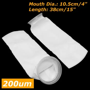 

Fish Tank Filter Mesh Bag 4 inch Fish Aquarium Marine Sump Filter Pre Filter Sock Bag Water Purifier Parts Aquarium